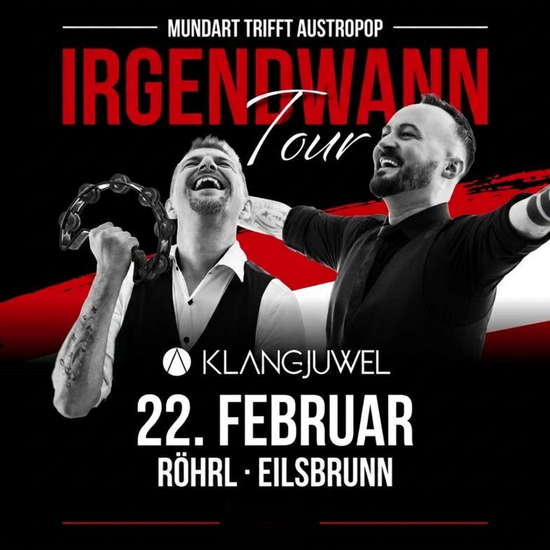 Austropopabend 20.02.2027 mit "Klangjuwel"