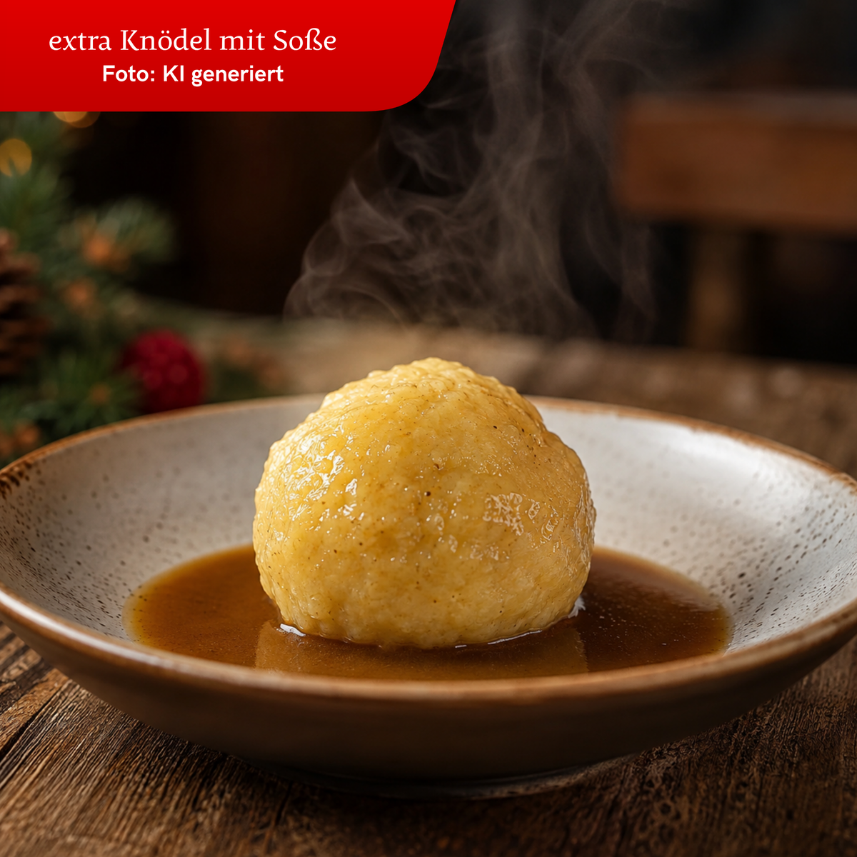 Extra Knödel mit Soße